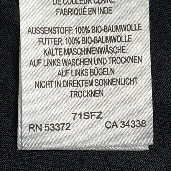 New French Connection Adelade Organic Poplin Cut Out Mini Dress Black - Picture 16 of 16